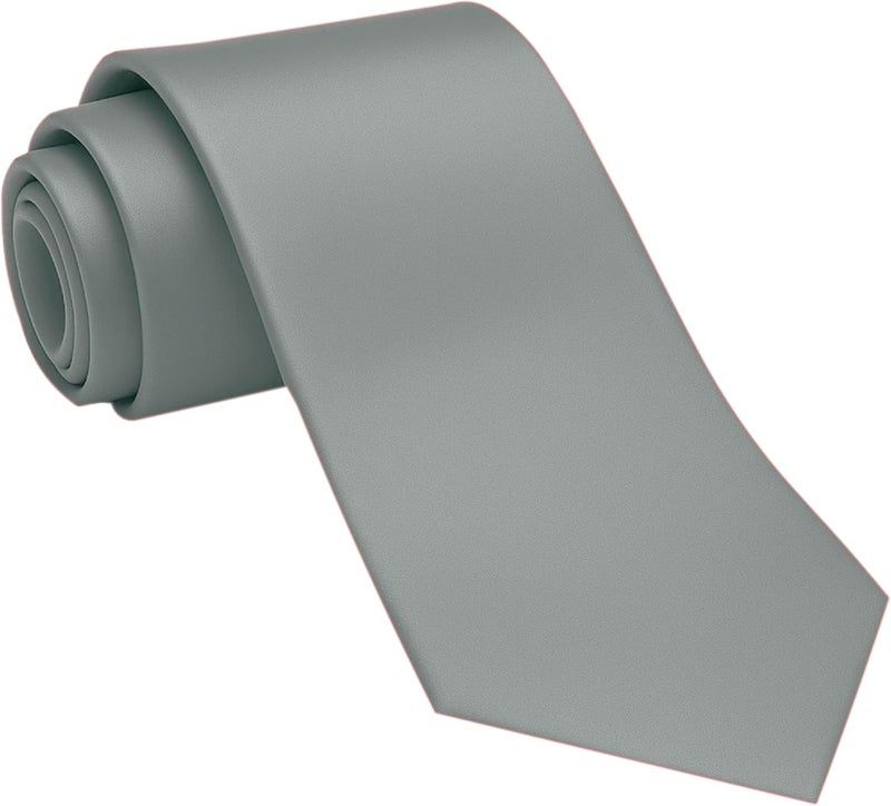 DIBI Solid Color Ties for Men, Formal Mens Ties, Neck Tie, Classic Tie for Boys Women Teens, Wedding Business Costume Necktie - Image 1